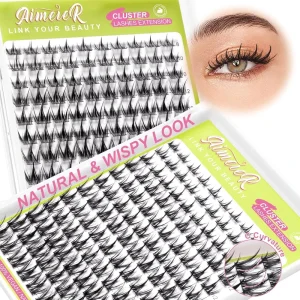 0.01mm Ultra Thin Band Volume Softness Vivid Wispy 3D Feathery Effect Cluster Lashes Wispy Natural Looking Lash Cluster Kit