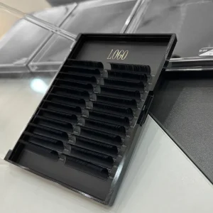 0.02 0.03 0.05 0.07 Mega Volume Fan Eyelash Cashmere Lash Trays Soft Matte Black Rapid Fluffy Blooming Fan Eyelash Extensions