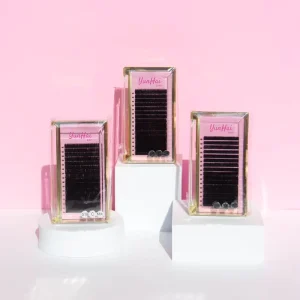 0.03 0.05 0.07 8 25mm Cc Dd Curl Individual Mink Eyelash Extension Private Label Cashmere Eyelash Extensions Lash Tray