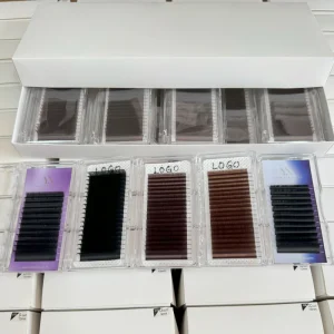 0.03 0.05 0.07 Silk Eyelash Trays Korea Cashmere Velvet Matte Volume Eyelash Extensions for Eyelash Extensions