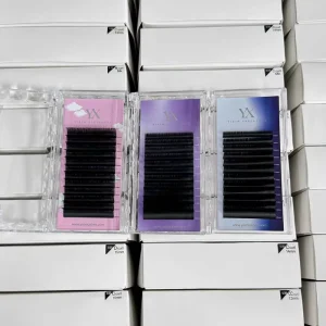 0.03 0.05 0.07 Volume Cashmere Eyelash Extension J L M Curl Matte Black Lash Silk Lash Extensions Trays