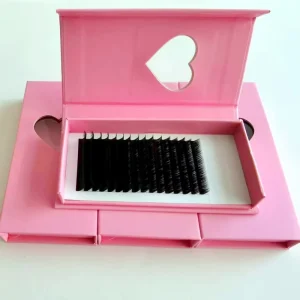 0.03 0.05 0.07mm Cashmere Lash Trays Velvet Eyelash Extension Russian Volume Lash Extension Trays by the Bulk
