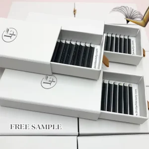 0.03 Volume Full Volume Lash Extension Supplies 8-25mm Handmade Cruelty Free Vegan Dark Matte Cashmere Lash