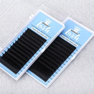 0.05 0.07 0.10 0.15mm Thickness Premium Velvet Fiber Classic Volume Lash Matte Black Fluffy Cashmere Regular Lashes