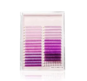 0.05 0.07 0.10mm C D CC DD Curl Individual Eyelash Extensions Private Label Lash Tray Color Lashes Brown Eyelash Extensions