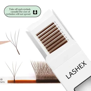 0.05 0.07 Premade YY Shape Individual Eyelash Extensions Volume Fans Lashes Premade B C CC D Curl YY Pbt Lash Extensions