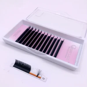 0.05 C D Curl Matte Black 12 Lines Russian Volume Eyelash Extensions Easy Fan Fans Eyelash Extensions
