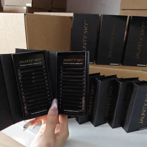 0.05 CC Curl Volume Eyelashes 8-15mm Mixed Cashmere Lash Trays Soft Matte Black Lash Extension
