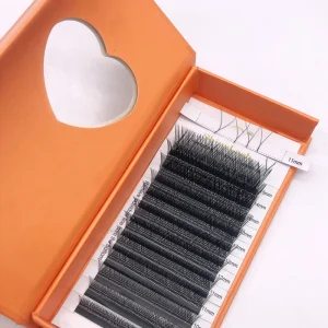 0.05 Faux Mink Y Shape Matte Black BC Handmade Individual Lashes Supplies Private Label Volume Eyelash Extension Trays