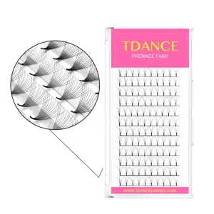 0.05mm 6D 8D Pre Made Fans Lashes Extension 10D 12D 0.07mm C D Short Long Stem Premade Volume Fans