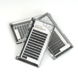 0.05mm C D CC DD Curl Individual Eyelash Extension Easy to Fan Volume Lash Extension with logo