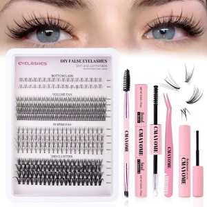 0.07 Thickness Cluster DIY Eyelash Extention Individual Pre cut Segment Clusters Lash