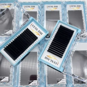 0.07 Volume Natural Soft Full Volume Ultra soft Silk fiber PBT Eyelash Mink Individual Eyelash Extension Black Handmade