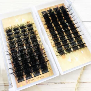0.07mm Thickness Clusters Lash Custom 8-25mm Length Segments DIY Eyelash Extention