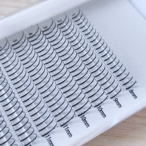 0.07mm Wispy Spiky Premade Russian Volume Pre Made Fan Lashes Color Cluster Spikes Lashes Premade Volume Fan
