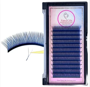 0.07mm Y Lash Blue Black C Curl Eyelash Extensions YY Brand Quality for Glamorous Eyes