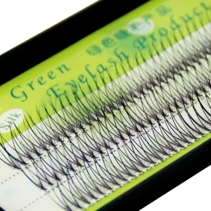 0.10mm Heat Bonded 3D Cluster Lashes Premade Volume Fan Lashes Private Label Eyelash Extension Manufacture 8-12mm C Curl