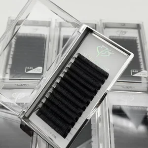 0.15 0.20 Thickness Flat Classic Faux Mink Cashmere Volume Lashes Full Strip Fan Eyelashes Extensions