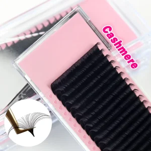 0.15mm 0.20mm Mixed C D Curl Individual Cashmere Eyelash Extension Hand Made Faux Mink Russian Volume Lash Extensions
