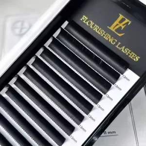 0.20 Flat Classic Black Lashes Lash Trays Private Label Classic Ellipse Flat 0.15 0.20 Lashes Extensions
