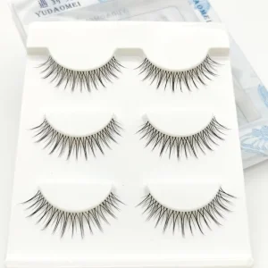 02 Makeup Artist Special High-fixed Synthetic Slim Sunflower Natural Simulation 58# Transparent Stem One-piece Eyelashes