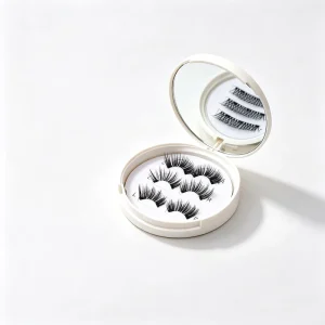 1 Full Strip + 3 Half Strip Magnetic Eyelash Kit No Glue No Eyeliner Natural False Lashes Private Label