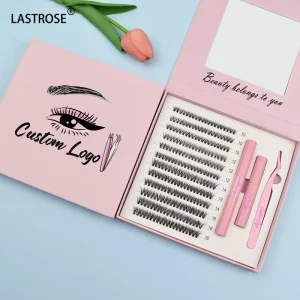 10-16 Cluster Lashes Mink Fur Individual Eyelashes Private Label DIY Segment Lashes Cluster Kit Eye Lashes Clusters