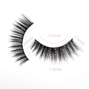 10 Pairs Thick Natural and False Eyelashes with Custom Logo Eye Makeup Tools Full Strip Eyelashes