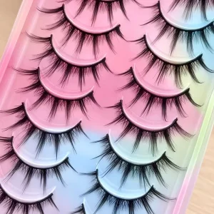 10 Pairs of False Eyelashes Fulls Trip Eyelashes Little Devil Comics Natural Thick Babi Daily Eyelashes