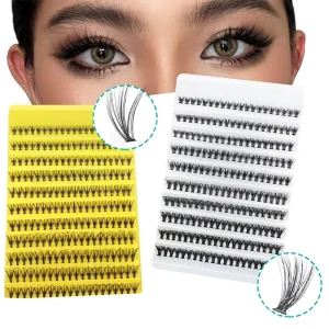 10 Rows 20D 40D DIY Cluster Lashes Waterproof Synthetic Fiber