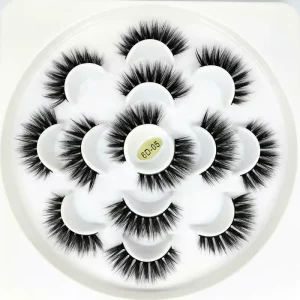 10 Styles 7 Pairs Natural False Eyelashes Long Makeup 6D Mink Lashes Extensions