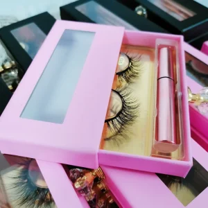 100% Handmade Factory Free Samples No MOQ Fluffy Real Mink Eyelashes