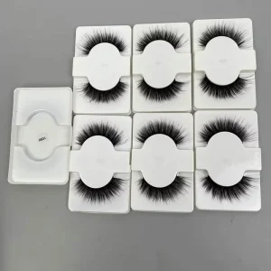 100% Handmade Silk Lashes Luxury Vegan Faux Mink Eyelashes Full Strip Dramatic Look and Feel Reusable False Eyelashes