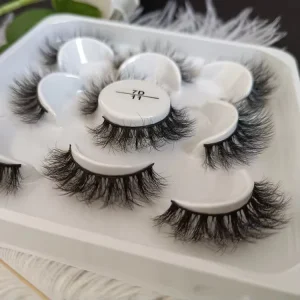 100% Handmade Silk Mink Lashes 7D 12-22mm Fluffy Faux Silk Eyelashes Natural Fluffy Style Bulk Lash Vendor Eye Lashes