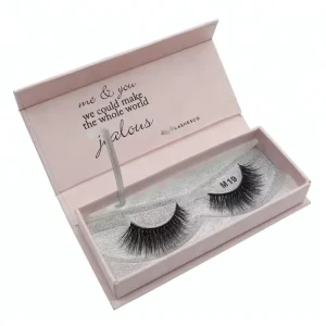100% Mink Fluffy 25mm 5D Full Strip Eyelashes with Own Logo Private Label 3D Mink Lashes