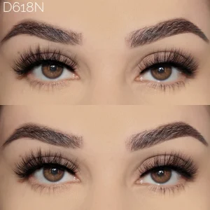 100% Natural 3D Faux Mink Eyelashes Full Strip Individual Lashes 15mm Custom Logo Free Sample False Mink Lashes Vendor