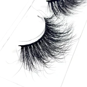 100% Real Mink 3D False Eyelashes 25mm Dramatic Natural Style Full Strip High End 3D 5D Custom Packaging