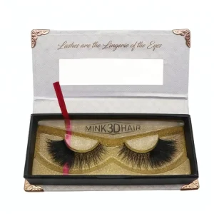 100% Real Mink Lashes False Eyelashes Strip Lashes Handmade Cruelty Free OEM Custom Packaging