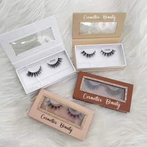100% Real Mink Lashes Vendor Short Natural Mink Reusable Eye Lash 3D Fluffy 10mm 12mm Luxury Siberian Mink Fur Eye Lashes