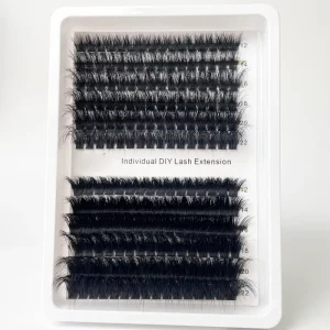 100D & 200D Lash Clusters DIY Eyelash Extension Mixed Length Private Label Lash Cluster Kit