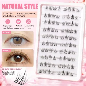 10D 20D 30D 40D Cluster Lashes Extensions High Quality Individual Lash Segments Private Label Cluster Lashes