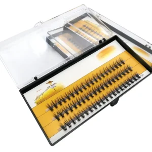 10D 20D 30D 40D DIY Mink Cluster Lash Kit Bond and Seal 8 15mm Mix Clear Band Individual Eyelash Extensions