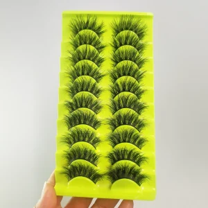 10Pair for Full Strip False Eyelashes Fluffy Eyelashes 5Pair Lashes 3D faux Mink Lashes
