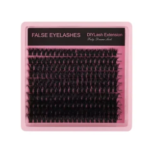 10Row 40D 100D 5D Fluffy Thick Lashes Clusters 8 16mm Mix Wispy Individual Lashes Extensions Clusters DIY Makeup False Eyelashes