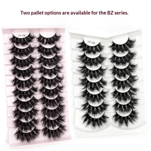 11 20mm Fluffy Faux Mink Lashes C D Curl Eyelash Extension Strips False Lashes with Packaging Boxes False Eyelashes