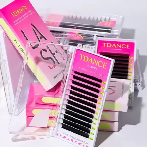 12 16MM 3D Korean PBT Cruelty Free Vegan Natural Long Individual Eyelash for YY Style BC LC Curl Extensions for