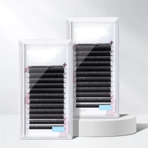12 Rows 3D Fairy YY Shape Clover Volume Cluster Lashes Kit Easy Fan Natural Soft Eyelash Extensions OEM