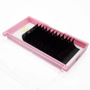 12 Rows 3D Multi Layered PBT Silk Easy Fanning Eyelashes Natural Thick Long Full Strip Lashes for Party Makeup