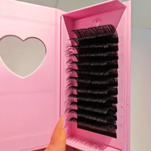 12 Rows Classic Individual Eyelash Extension Lashes Matte Black Professional Soft Natural Classic Eyelash Extension