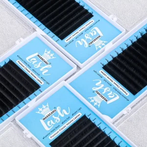 12 Rows Classic Volume Eyelash Extensions for Salon Soft Thin Tip Length 7 20mm Eyelash Lash Supplies